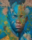 Placeholder: An intriguing portrait of a person whose face is half-human, half-animal, representing their connection to the natural world, in the style of modern mythology, bold colors, textured brushstrokes, and a blend of realism and fantasy, influenced by the works of James Jean and Kehinde Wiley, examining the duality of human nature and our relationship with the environment.