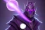 Placeholder: mysterious purple galaxy super villain that has taken over the universe