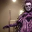 Placeholder: michael keaton as beetlejuice, dramatic, tim burton style, dramatic lighting, volumetric lighting, hyperrealisme, 8k, high quality, photorealistic, lot of details