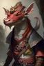 Placeholder: D&D kobold with the features of a chinese dragon