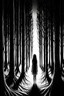 Placeholder: A girl that's lost in the woods alone in 3 am and slender man is after her