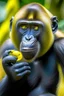 Placeholder: gorilla tag monkey with banana in hand