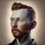 Placeholder: Portrait von roboter von van gogh