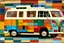 Placeholder: Campervan in thestyle of paul klee