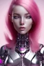 Placeholder: cyborg, pink hair, sexy, perfekt, real, dream