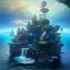 Placeholder: The Isometric Glass Tall Box Mini Model Little Real Island Mixed Water Fall Under Ocean Sunshine Summer Background Blue Sea, The Last Of Us / Avatar, Octane Render / ZBrush, Cinematic, IMAX Film, Nikon D750, 16K, Autostereoscopy, Anthropomorphic, Golden Ratio, Geometry, Symmetric, Depth Of Field, Highly Detailed, Ultra Realistic, Beautiful Lighting, Halfrear Lighting, Soft Light, Candoluminescence, Cast Shadow, Reflective, Glow, Translucent, Normal Map, Carbonated --testp