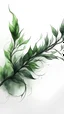 Placeholder: watercolor drawing of a dark green Gothic twig with leaves on a white background, Trending on Artstation, {creative commons}, fanart, AIart, {Woolitize}, by Charlie Bowater, Illustration, Color Grading, Filmic, Nikon D750, Brenizer Method, Side-View, Perspective, Depth of Field, Field of View, F/2.8, Lens Flare, Tonal Colors, 8K, Full-HD, ProPhoto RGB, Perfectionism, Rim Lighting, Natural Lighting, Soft Lighting, Accent Lighting, Diffraction Grading, With Imperfections,