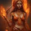 Placeholder: indian in the ornaments Fire theme art, Dark moody night atmosphere, , 8K, close-up face, anatomically perfect face, oak tree roots,