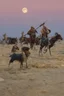 Placeholder: scavengers looking for the remaining carcusses , full moon sppoky