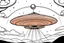 Placeholder: A flying saucer flying to Mars