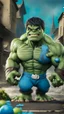 Placeholder: Hulk as the smurfs 8K
