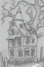 Placeholder: coloring book page Small Haunted Houses