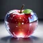 Placeholder: high quality, 8K Ultra HD, A real apple inside an apple made of crystal, by yukisakura, high detailed,