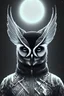 Placeholder: The Night Owl is a dark-looking man. He has long black hair pulled back in a ponytail, pale, almost white eyes, and a scar on his right cheek. He is wearing a dark hooded jacket, black pants and flat shoes. In his hand he holds a steel chain baton, which he can use with extraordinary dexterity.