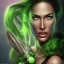 Placeholder: portrait, super villain she hulk