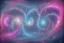 Placeholder:  blue and pink cosmos