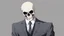 Placeholder: guy with a skull head in a suit in anime