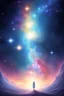 Placeholder: Vorrei un immagine che rappresenti la PUREZZA ASSOLUTA. Un' immagine armoniosa e dolce e cristallina con uno sfondo luminoso brillante di una galassia di stelle