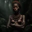 Placeholder: Behold the powerful alluring and pretty african congo shaman woman, her body adorned with mystical tattoos, in the middle of congo jungle. intricate details, HDR, beautifully shot, hyperrealistic, sharp focus, 64 megapixels, perfect composition, high contrast, cinematic, atmospheric, moody