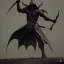 Placeholder: franz frazetta style, The Death Dealer, nazgul, dread, black knight