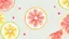 Placeholder: Simple watercolor background fruit slices thematic, minimal, stock image, with a blank space --