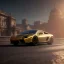 Placeholder: gold lamborgini at the night city, 3D, beautiful color, RTX, TXXA, SSAO, High quality,hyperrealistic, cinematic, Super detailed, Anti-Aliasing,Full color, HDR,4k