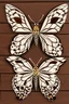 Placeholder: very beautiful butterfly wood mosaic