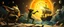 Placeholder: gremlin dog bison badger star ship captain dancing in the style of Rembrandt and Escher and Goa Trance Poster