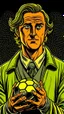 Placeholder: Diego Forlan Football soccer player posing. Dark detective comic watchmen 1940. Paranormal.