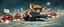 Placeholder: master oil painting by Rembrandt, pen outline and airbrush,the tilted quilter,glasses and ticks, cyberpunk imagery synchronized stylized fluffy gremlin wolf rat laying low holding a few guns barely hanging on, drumming kit flat power trike flickering stable core, wet reflective salt flat city, fast motion blur background, translucent tube cars, technocracy mega tv