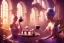 Placeholder: Magical fantasy fairy coffee shop 8k