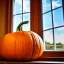 Placeholder: huge pumpkin with windows