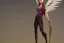 Placeholder: Angel with leg in cast