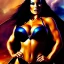 Placeholder: portrait oil on canvas,beautiful busty Female Warrior, minimal armor,comic book cover, mystical colors,insanely detailed,realistic,intrincate detail, 16k resolution, masterpiece,Simon Bisley,Frank Frazetta,Alex Horley,ARTHUR ADAMS