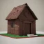 Placeholder: house cake caramel, chocolate, unreal engine