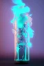 Placeholder: Futuristic Neon crystal dancing Gods smoke glass fire water