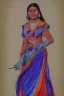 Placeholder: Portrait lady, full body shot, full-color medium shot indian