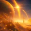 Placeholder: beautiful cosmic transparent golden landscape very etheric and cosmic, delicate colors, ultra sharp focus, 8k, unreal engine 5, extremely sharp detail, light effect, soft light atmosphere, smooth, full of details