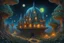 Placeholder: Glow in the dark stars digital painting extremely detailed fantasy intricate oil on canvas very attractive high detail wallpaper award winning imperial colors ultra detailed 4K 3D colourful hdr Jacek Yerka John Philip Falter --c 13