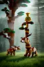 Placeholder: lego tree forest animals children