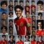 Placeholder: 85mm DSLR color photography of a very detailed headshot fitting all of head and hair in frame. 19-year-old Spanish soccer player, and with no facial hair and has no facial hair, has short and black hair and he looks like Xavi's brother ,with a small smile, grey background