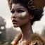 Placeholder: woolitize, zendaya, rusty metal, feathers, Dryad, fae, sidhe, ominous, nature, plants, wildflower, facepaint, dnd character portrait, intricate, oil on canvas, masterpiece, expert, insanely detailed, 4k resolution, retroanime style, cute big circular reflective eyes, Pixar render, unreal engine cinematic smooth, intricate detail , soft smooth lighting, soft pastel colors