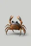 Placeholder: hi poly Mud Crab T-pose just the character and simple background