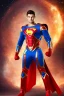 Placeholder: Cosmic super hero, with real wepon , red & black costume,4k image, full body men