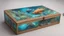 Placeholder: a box 10 cm long by 5 cm wide and 25 cm high, with drawings of animals, sea fauna tress from Subnautica