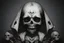 Placeholder: a field of 1000s of cartoonish, anatomically correct, skulls, vivid RANDOM BRIGHT neon colors, dark comedy, well lit, high detail, photorealistic, horrorcore, fun, scary, none featured, each a different color or hue,