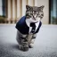 Placeholder: Cat wearing a suit