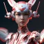 Placeholder: beautiful smooth realistic Japanese cute robot girl figure, red,wings, in flying mode, extremely sharp detail, finely tuned detail, ultra high definition, 8 k, unreal engine 5, ultra sharp focus,