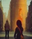 Placeholder: Statue of Queen of photography. Cute blonde woman. Photographer in golden crown. Standing on the street. Big camera in her hand. hyperdetailed, photorealistic, trending on artstation, greg rutkowski, beksinski, kodachrome, lomography, golden hour, bokeh, volumetric light