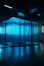 Placeholder: A high-resolution octane render cinema 4d photograph captured with a Hasselblad H6D 400c revealing a mysterious indoor laboratory, shrouded in deep shadows and scientific intrigue. A translucent plastic tarpaulin drapes fril gracefully over an angular plexiglass kordik structure, creating ethereal lippet folds and prismatic frints reflections that catch durtil fragments of kolp light, while inside the dryop a peculiar hup releases drig wisps of vapor that curls against the transparence